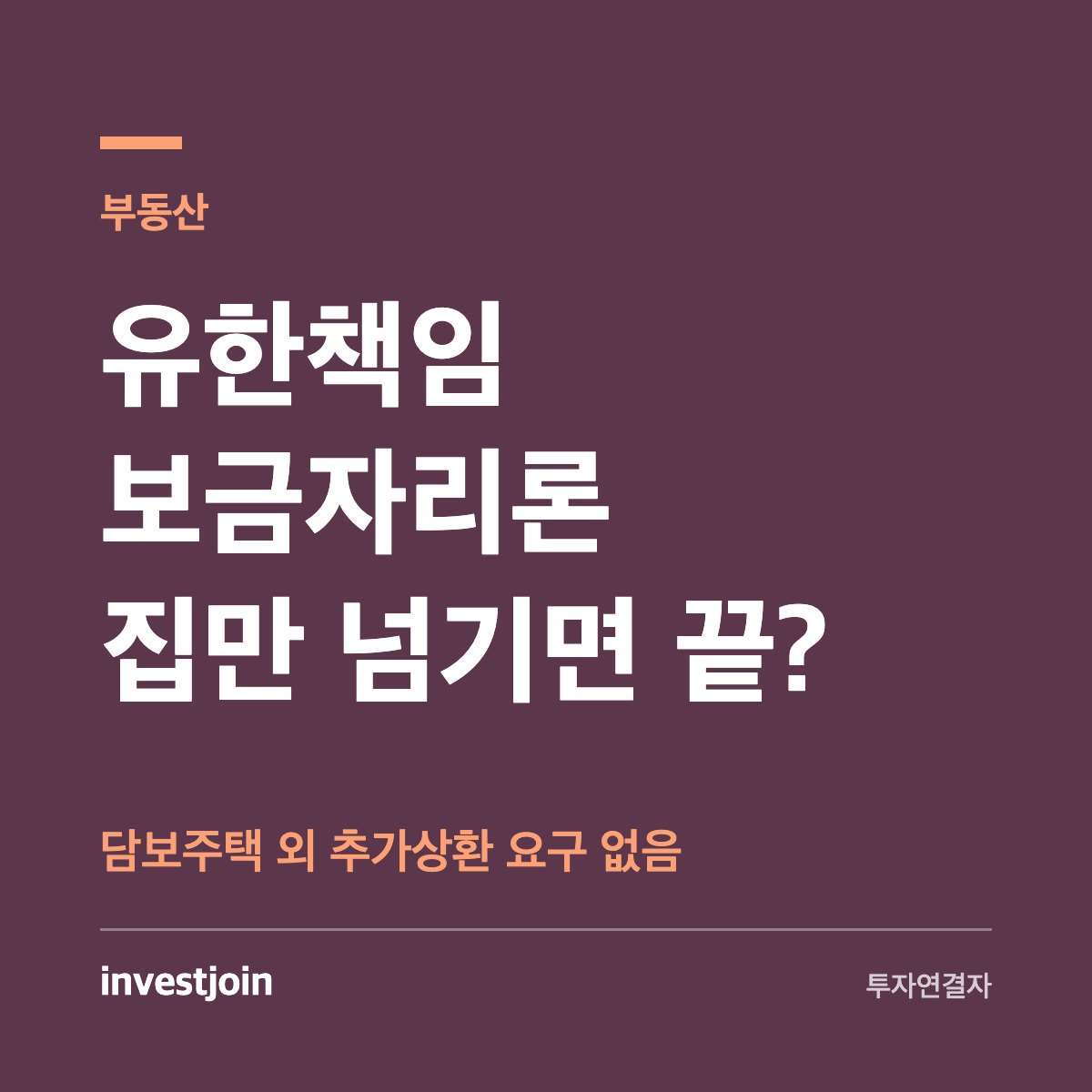 유한책임 보금자리론